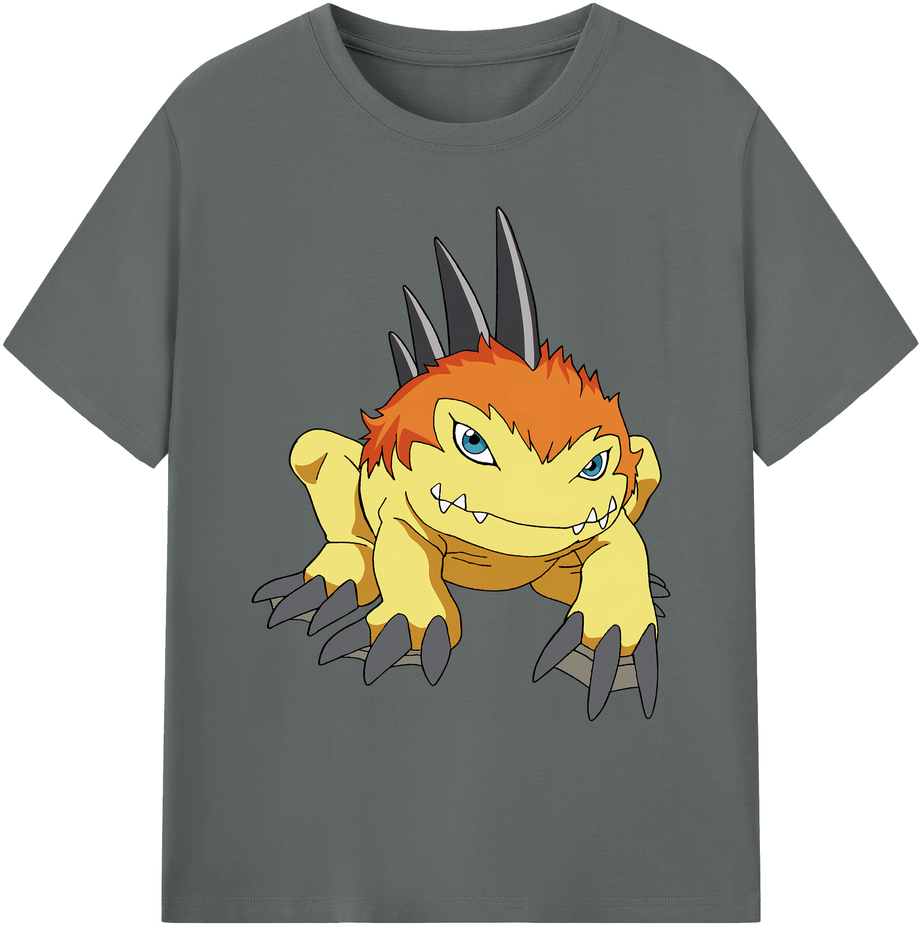 （画像用） Digimon デジタルモンスター/デジモン 綿100％ メンズ半袖Tシャツ｜肌触りやわらか＆通気性